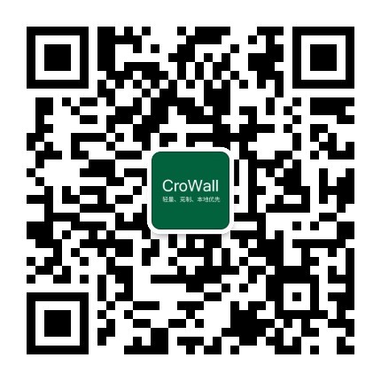 CroWall 公众号二维码